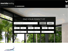 Tablet Screenshot of meridarealty.com